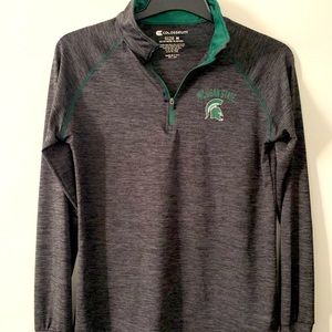 Michigan State Spartans quarter-zip pullover